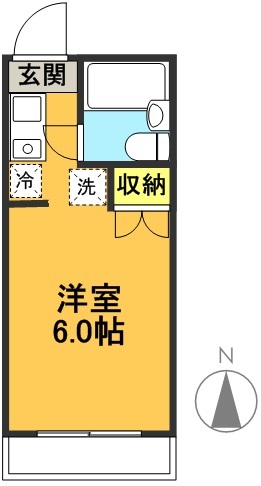 パインヒル 102号室 間取り