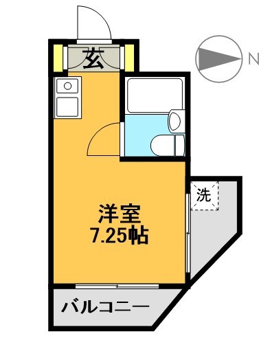 アマドリア豪徳寺 501号室 間取り