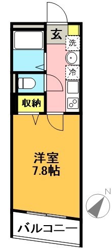 アベニール東松原 間取り図