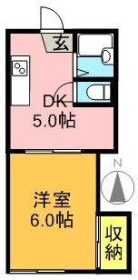 メゾン入江 207号室 間取り