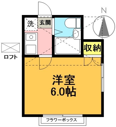 スクウェアーファイブ 間取り図