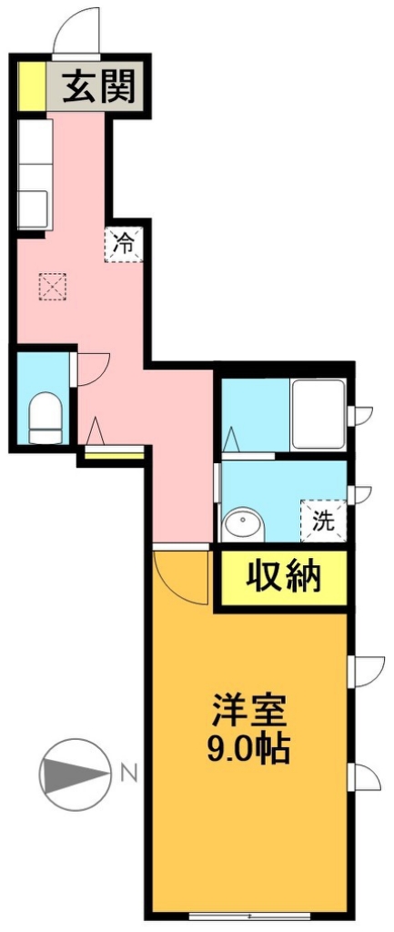 フラッツ　デュオ 間取り図