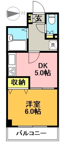 アゼリア明大前  間取り図
