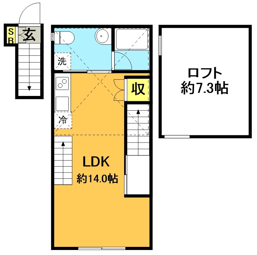 Ｖｉｌｌｅｔｔａ豪徳寺 間取り図