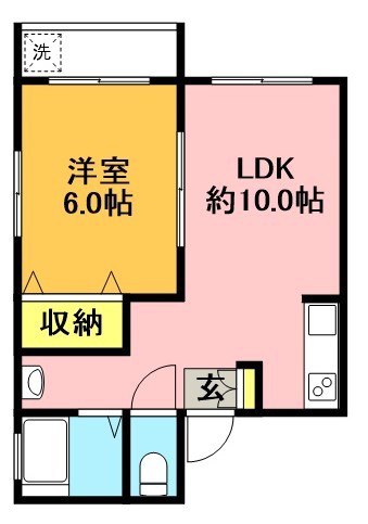 オーク・ヴィレッジ 301号室 間取り