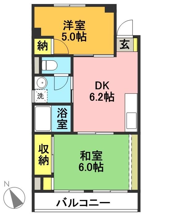 正吉マンション  間取り図