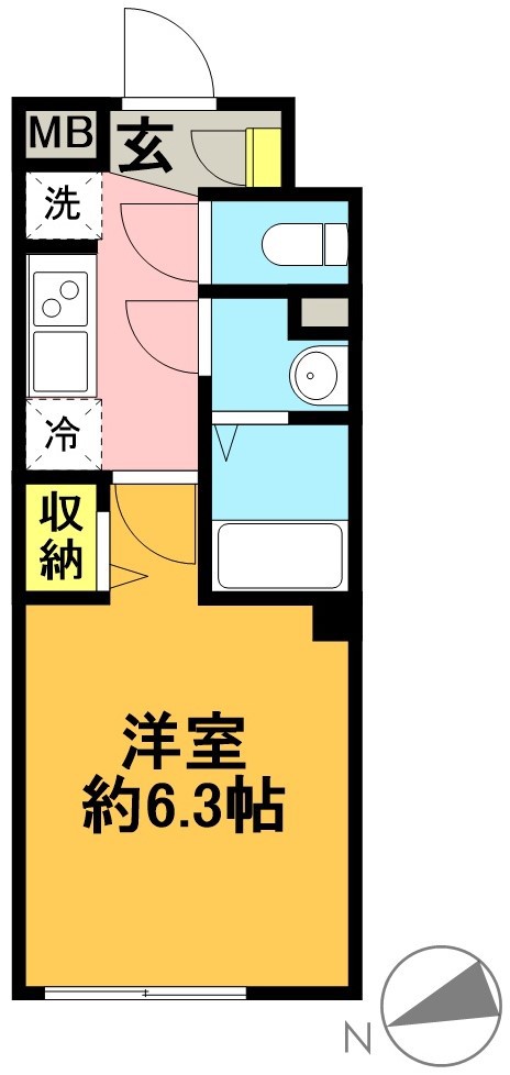 ＰＡＳＥＯ下北沢代沢Ⅱ 間取り図
