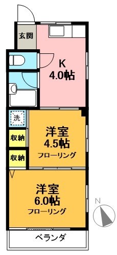 シルバーハイム 301号室 間取り