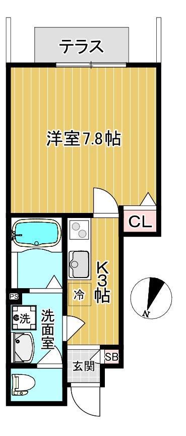 Ｂｅｌｌ　Ｌｅａｄ　松原 間取り図