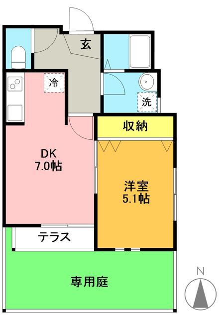 メゾンドピネド 間取り図