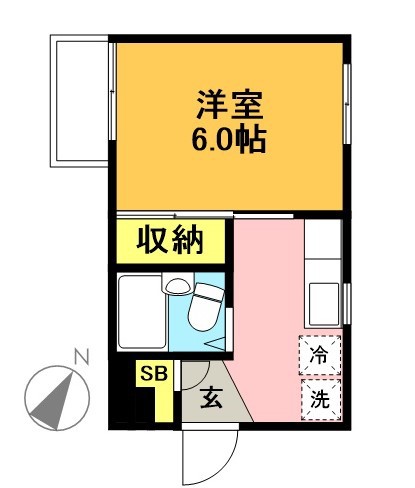 パークハイツ東松原 間取り図