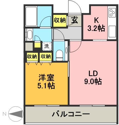 ラグゼガーデン松原 間取り図