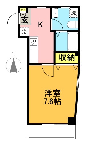 アムハイツ高井戸 202号室 間取り