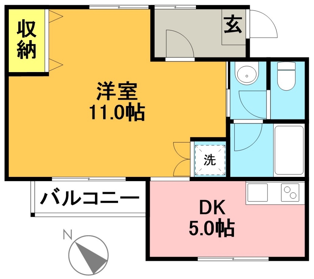 エスペランサ高井戸 502号室 間取り