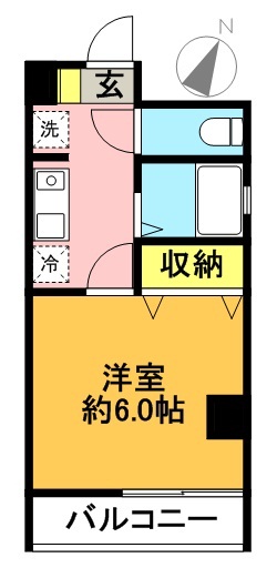 菱和パレス明大前 504号室 間取り
