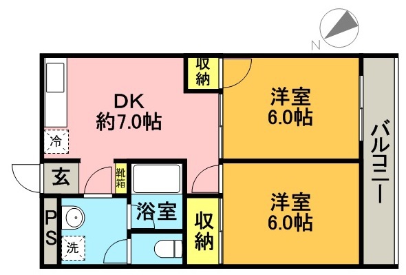 ドミールウメダ 間取り図