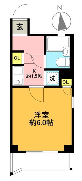 藤和シティコープ代田 305号室 間取り