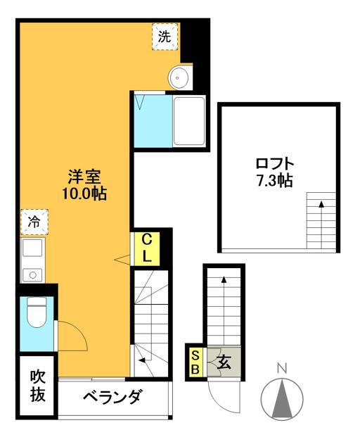 グランツ羽根木 間取り図
