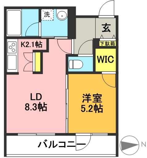 ラグゼガーデン松原 間取り図
