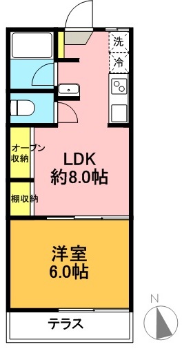 ザ・コンパニオン 103号室 間取り
