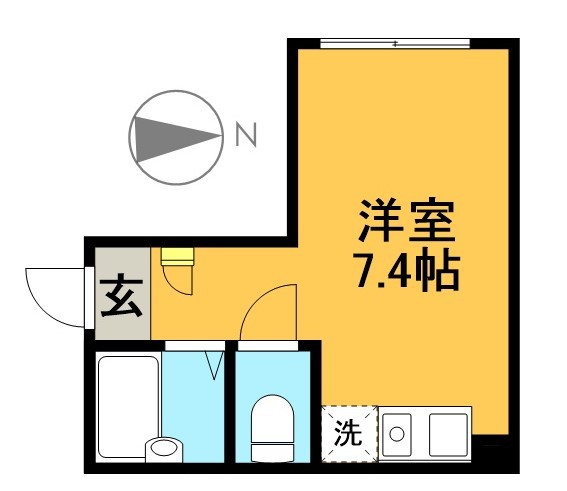 グランメゾン代田橋 101号室 間取り