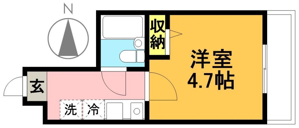 ディアコート代田 102号室 間取り