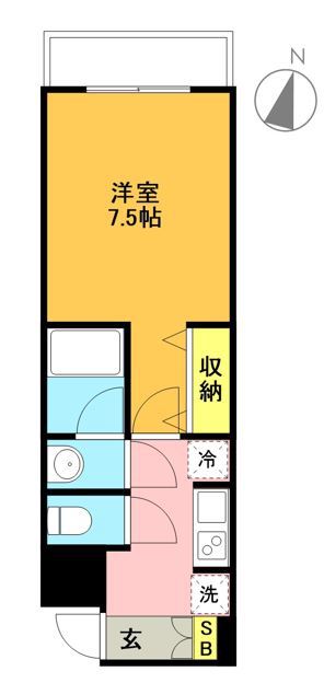 ＤＩＰＳ明大前 203号室 間取り