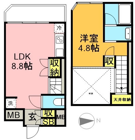 パークフラッツ永福町 407号室 間取り