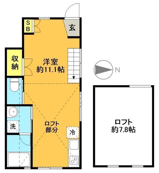 Ｖｉｌｌｅｔｔａ豪徳寺 101号室 間取り