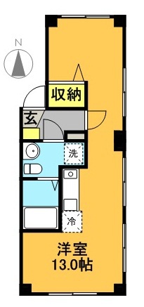 ｃａｓａ　ＦＬＯＲＩＤ 302号室 間取り