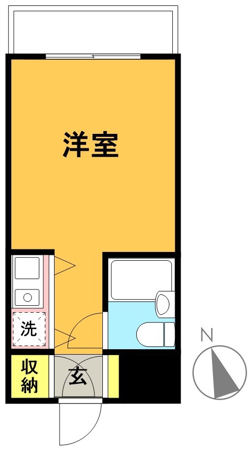 カテリーナ梅ヶ丘 3階号室 間取り