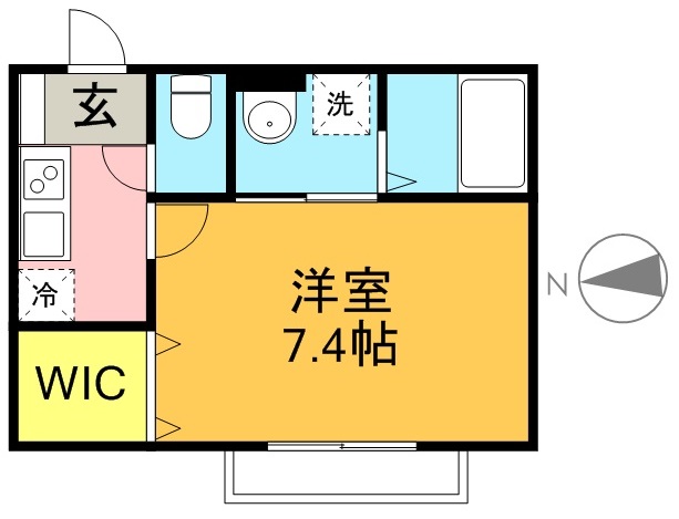 プレシャスガーデン 202号室 間取り