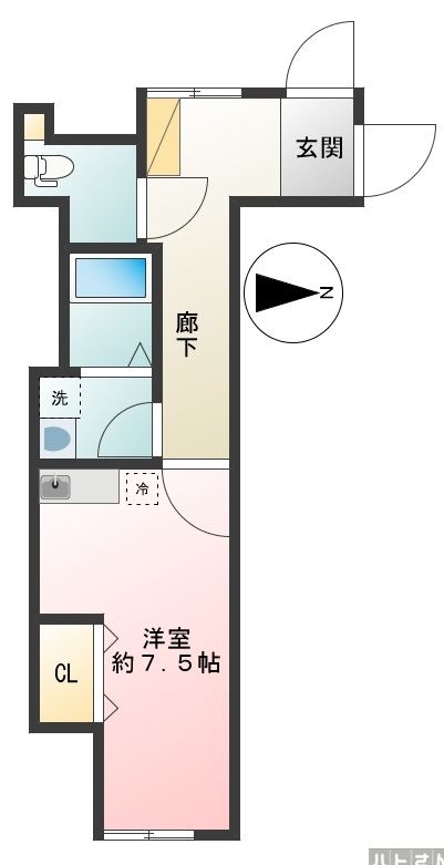 リアライズマンション 102号室 間取り