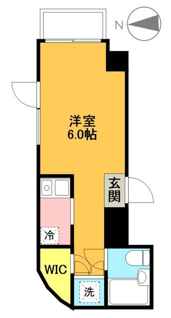 グレーステラ 401号室 間取り