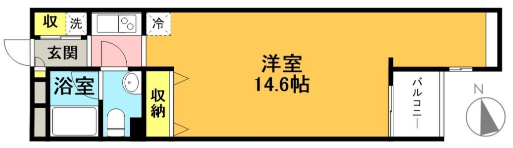 エルスタンザ下北沢 202号室 間取り
