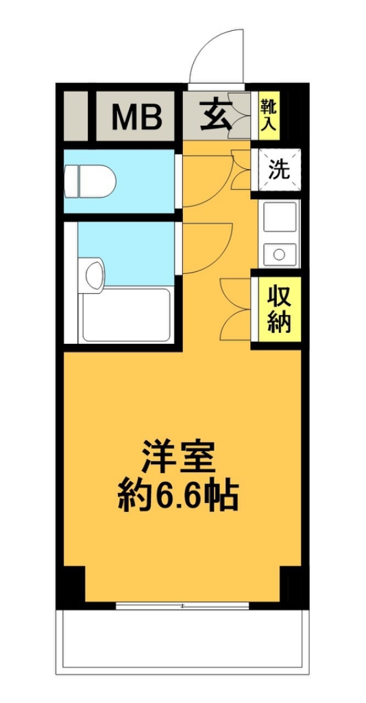 パワーク松原 501号室 間取り