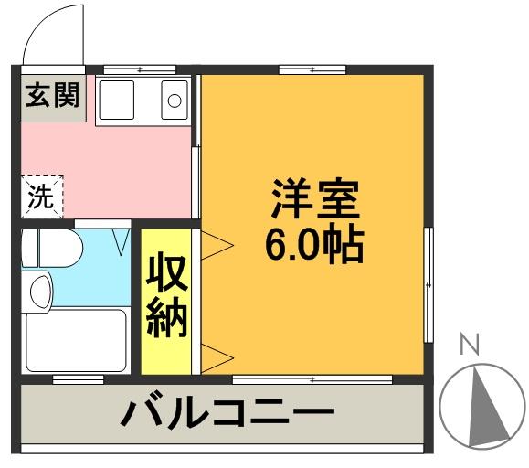 メゾンドジョイ 203号室 間取り
