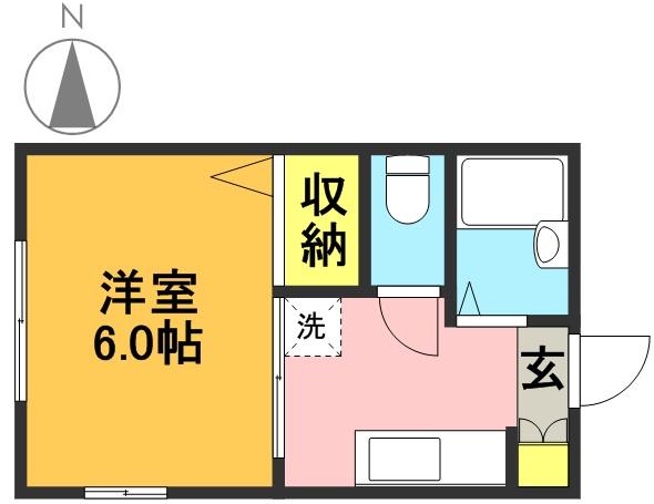 ヴィヴァーチェ 101号室 間取り