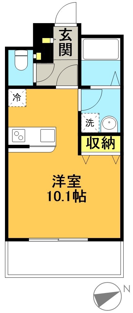 Ｙ．Ｈａｌｅ 205号室 間取り
