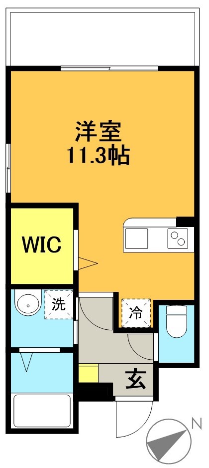 Ｙ．Ｈａｌｅ 201号室 間取り