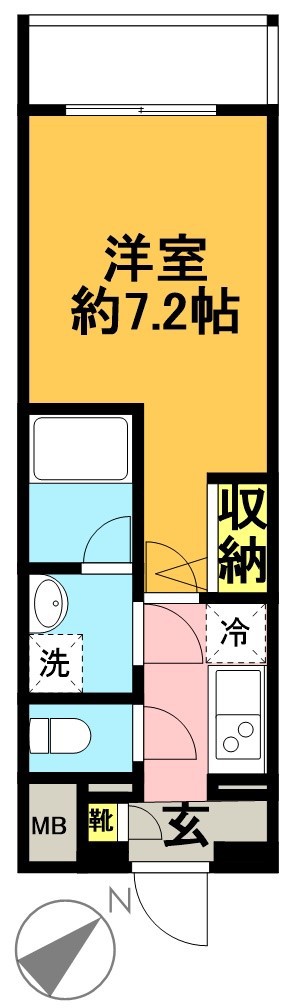 セジョリ高井戸Ⅱ 105号室 間取り