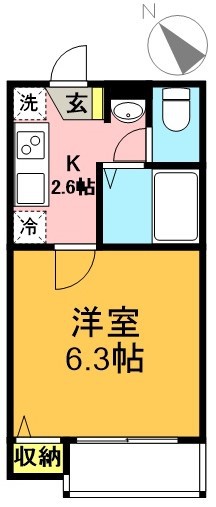 エクセラン松原 間取り図