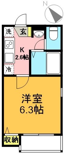 エクセラン松原 間取り図