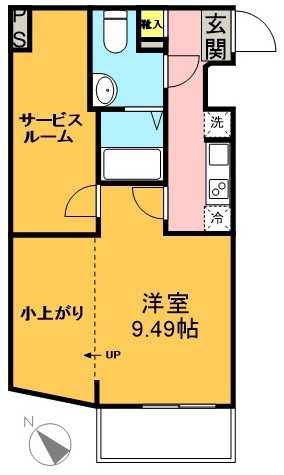 アンベリール代田橋 302号室 間取り