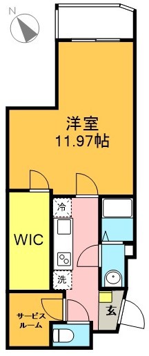 アンベリール代田橋 403号室 間取り