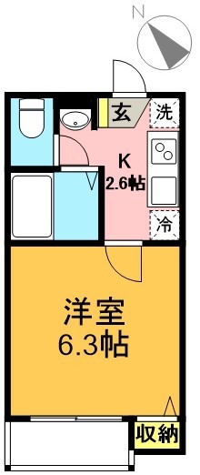 エクセラン松原 間取り図
