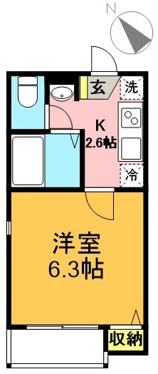 エクセラン松原 間取り図