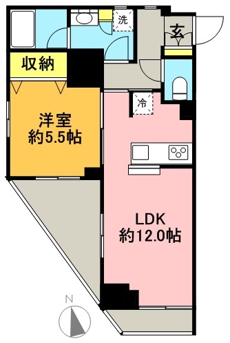 オーキッドレジデンス浜田山 間取り図