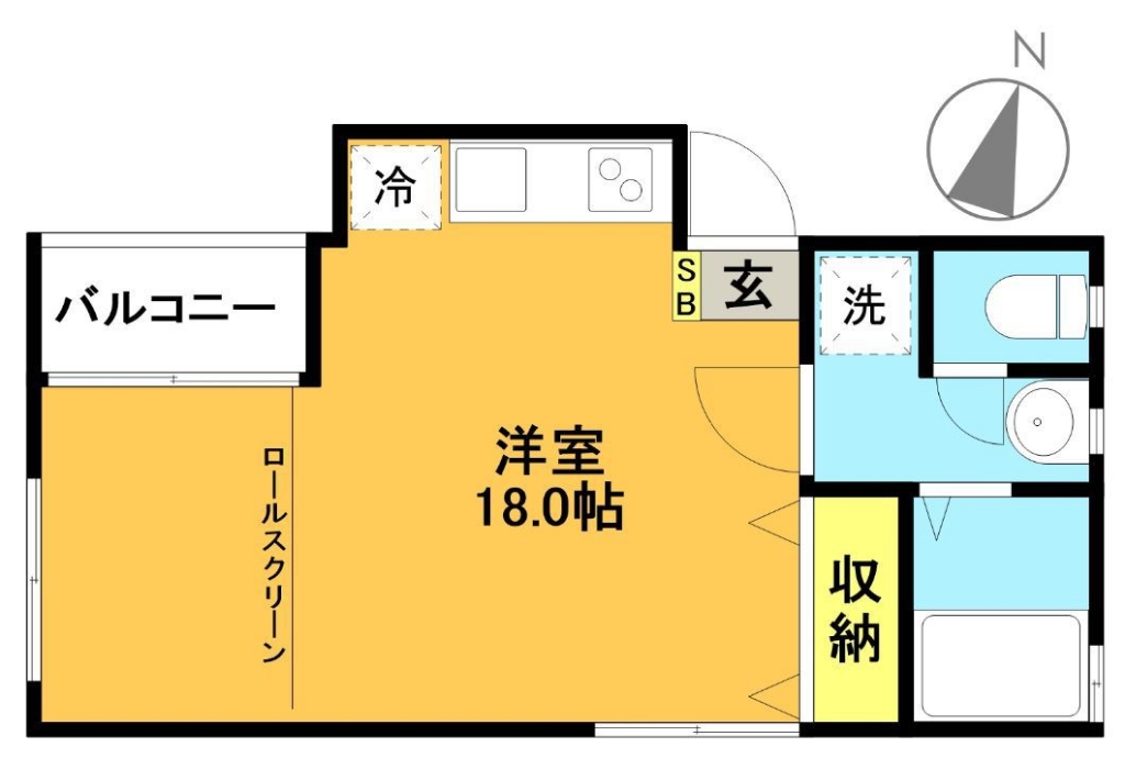 パティオ梅ヶ丘Ｅ 204号室 間取り