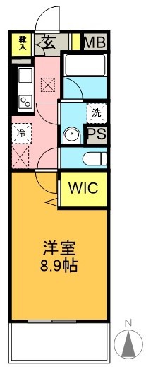 ＡＬＢＡｍａｉｓｏｎ明大前 202号室 間取り